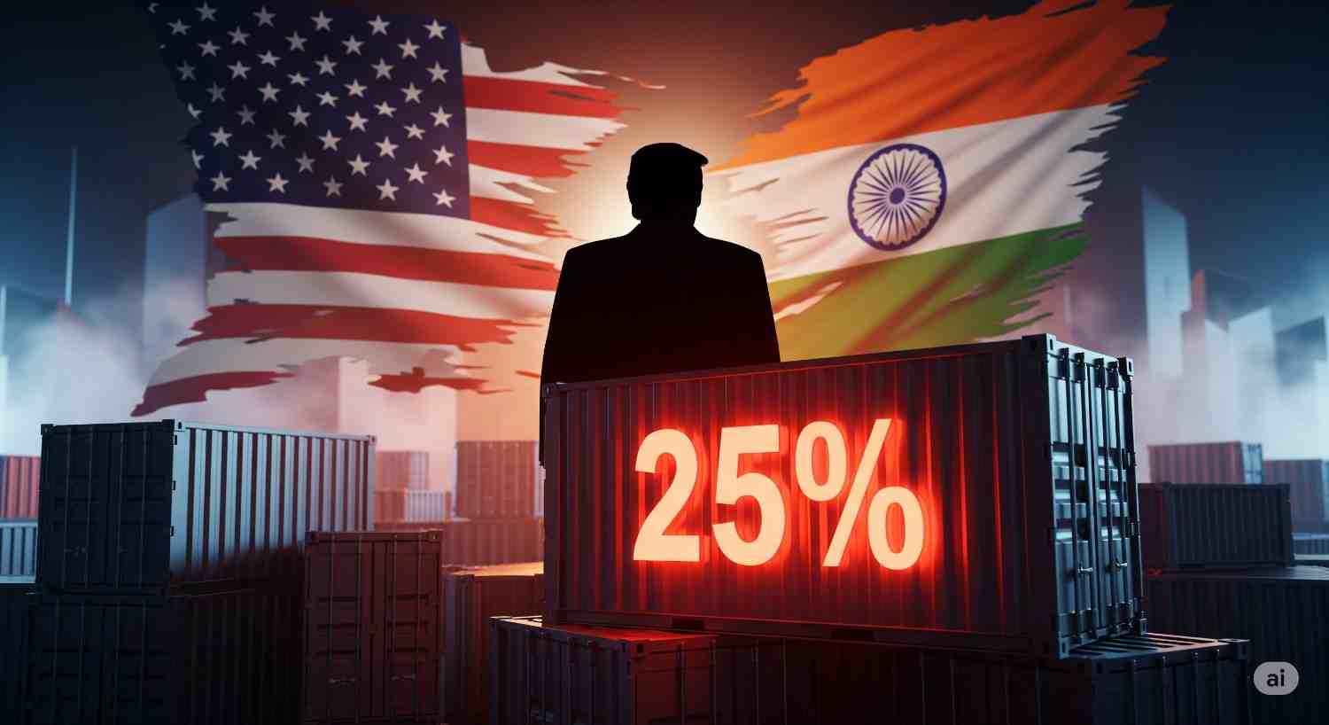 Trump's 25% Tariff Shocks India: Nifty, Sensex Brace for Sector-Wide Impact